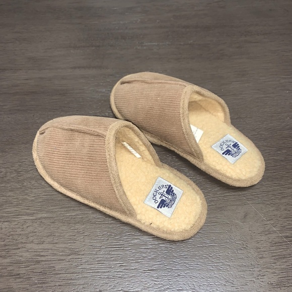 Dockers Other - Boys slip-on house shoes, Dockers, tan